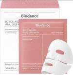 ماسک ورقه‌ای بیو کلاژن BIODANCE 💧 آبرسانی عمیق | روشن‌کننده و سفت‌کننده پوست مناسب پوست حساس | افزایش شادابی و لطافت